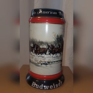 3/$30 Vintage 1990 Budweiser Collectible  Stein